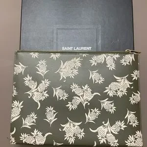 Yves Saint Laurent Bags Ysl Pineapple Pouch Poshmark